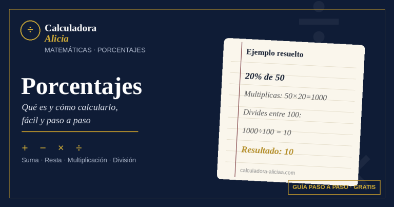 Porcentajes feature image